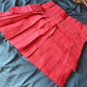 Red utility style kilt